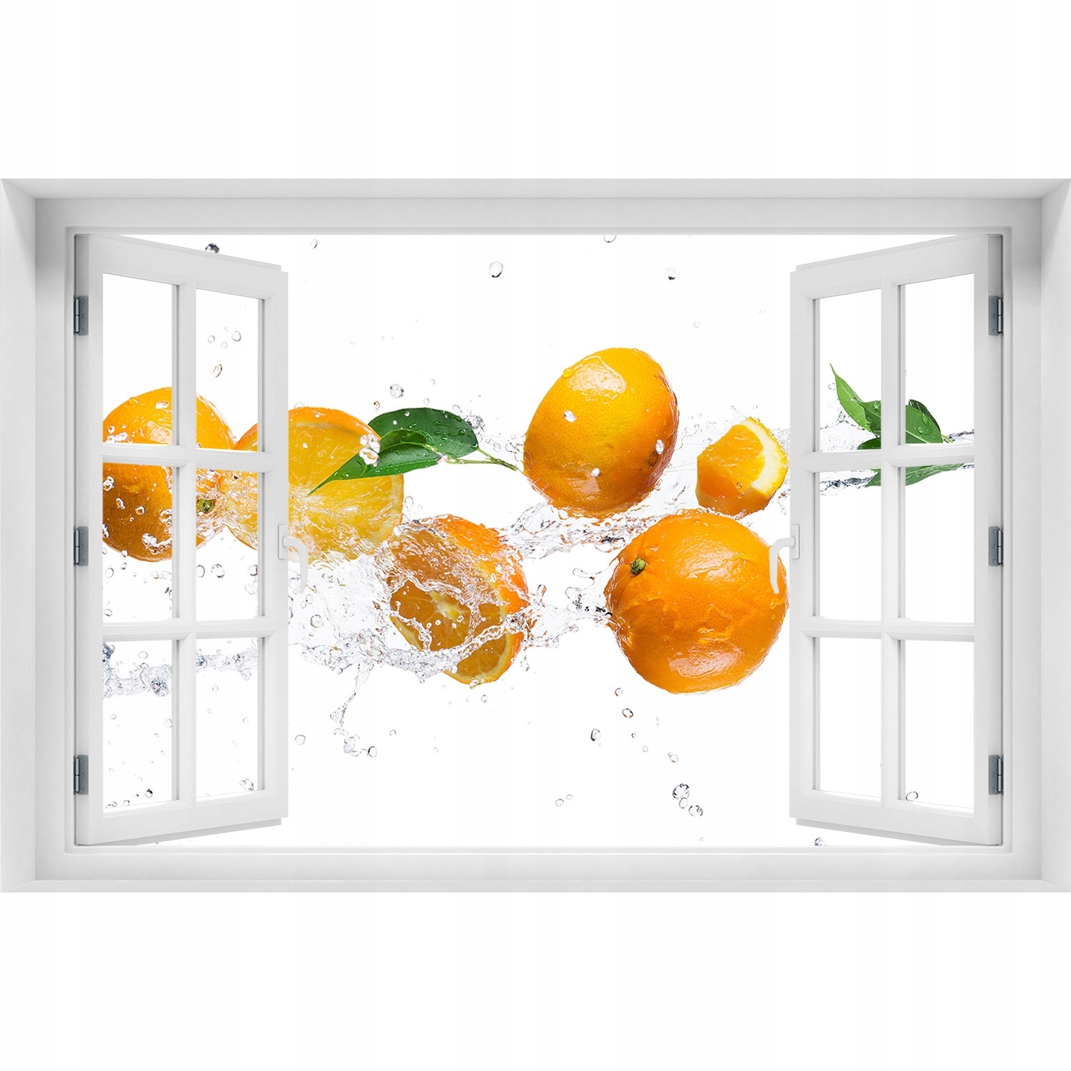 

Naklejka okleina na ścianę Pomarańcze woda 120x80
