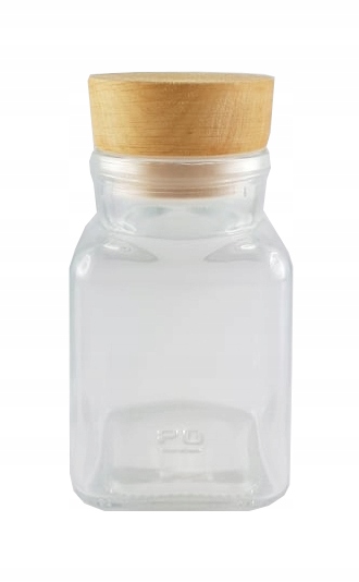

Słoik szklany drewniany korek na przyprawy 150ml