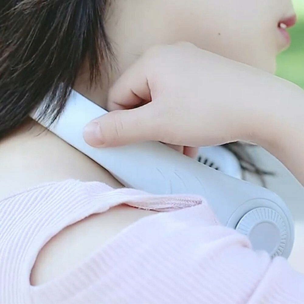 PRZENOŚNY WIATRAK NA SZYJE WENTYLATOR WIATRACZKI 1200mAh Funkcje brak