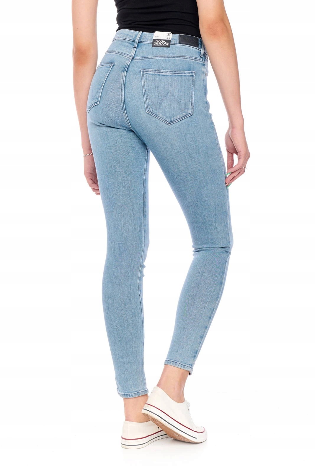Dámské úzké nohavice džíny Wrangler High Skinny Ice Flow W27HWFXFK 24/32