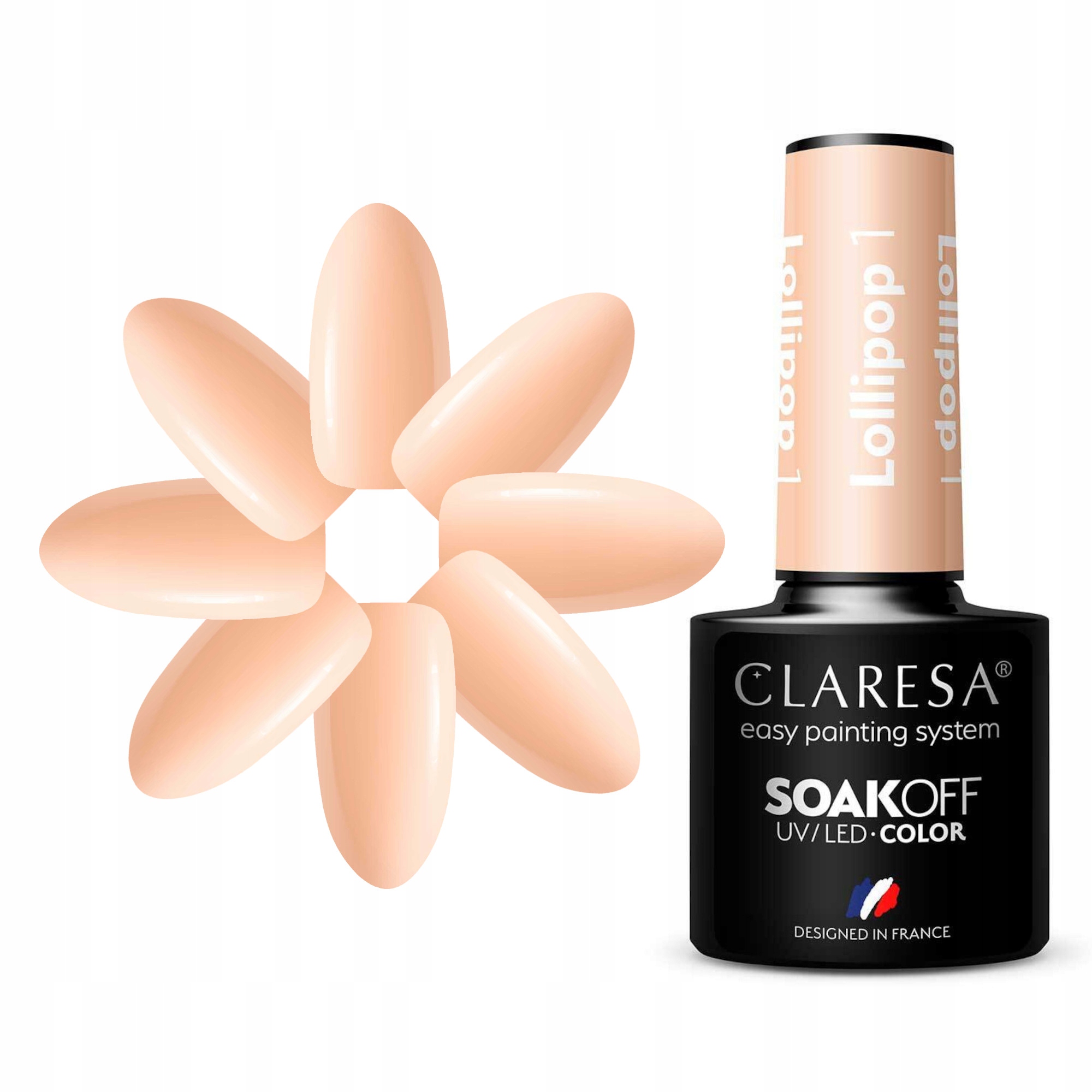 

Claresa Lakier Hybrydowy Lollipop 1 Pastel Orange