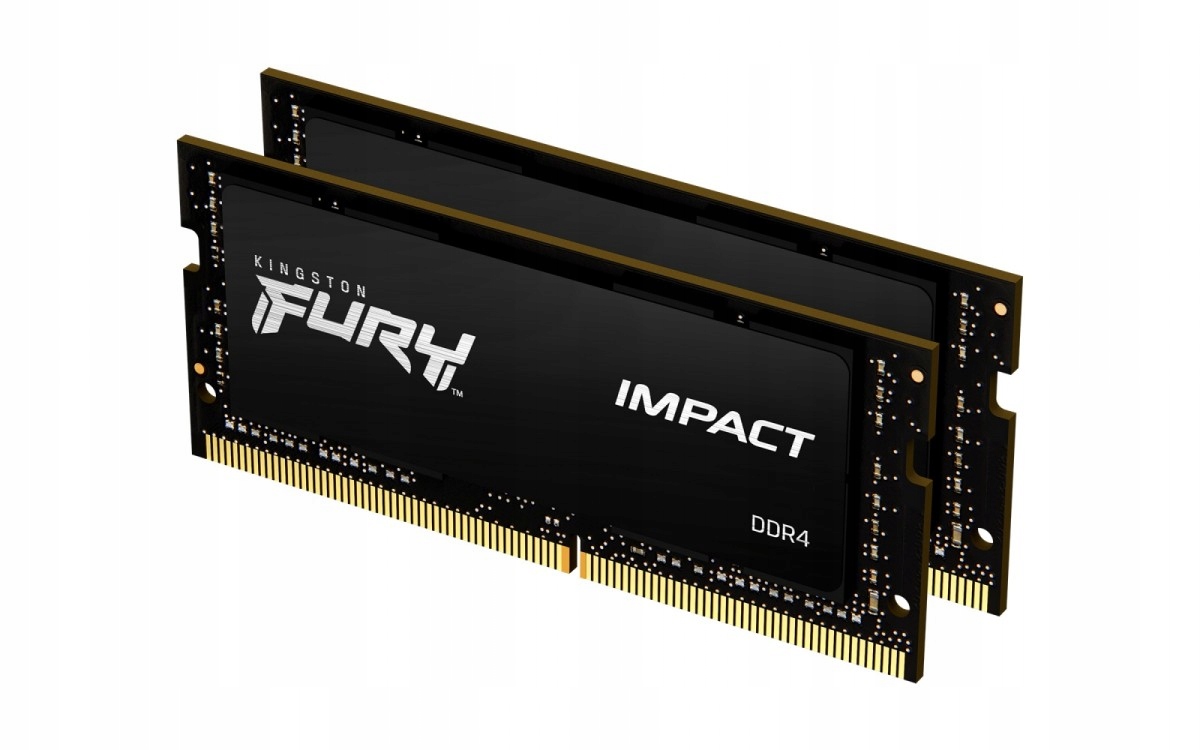 Kingston Pamäť DDR4 Fury Impact Sodimm 16GB(2*8GB)/3200 CL20