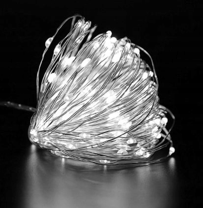 LAMPKI DRUCIKI CHOINKOWE 100 LED NA BATERIE DIODY Marka PrzydaSie