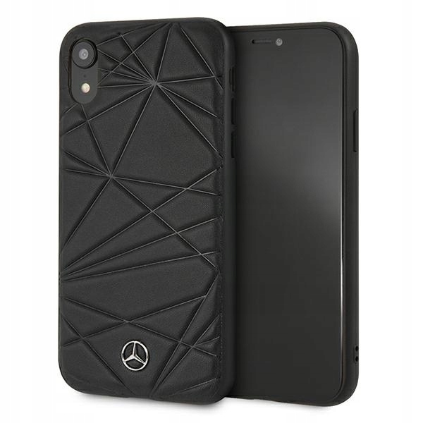 Kožené Pouzdro Mercedes-benz Twister Pro Iphone Xr Černá Ochrana Telefonu