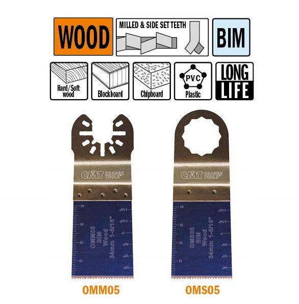 Cmt OMM05 Pilový List W=34 I=40 TPI=18 50 ks