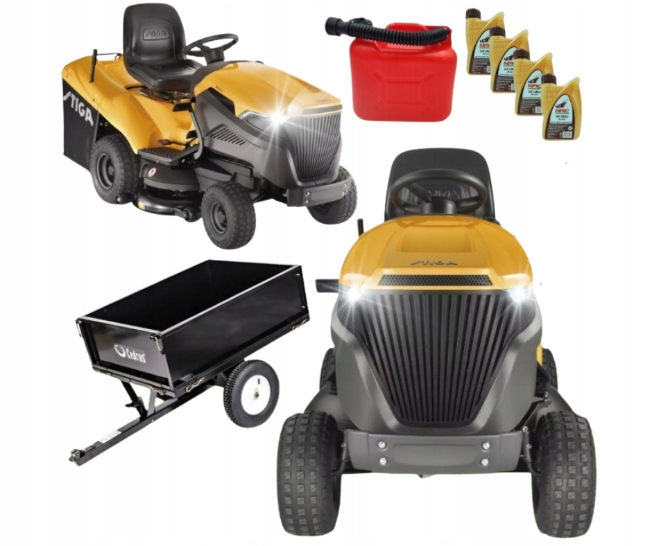 Traktor Stiga 7102 W Automat Dodatki Przyczepka