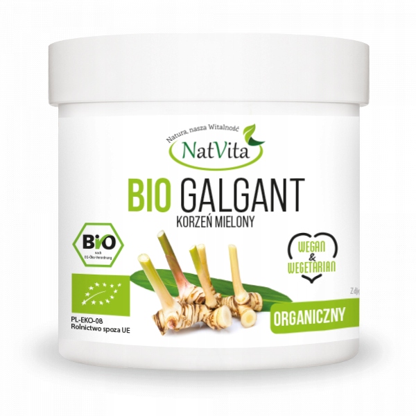 

Galgant Bio korzeń mielony 100g NatVita