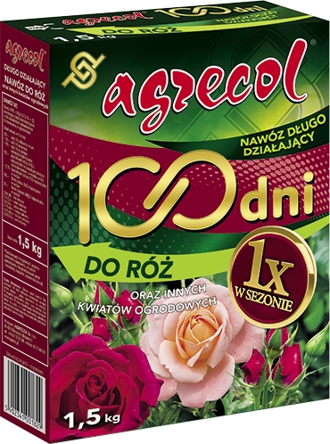 

Nawóz Długodziałający 100 Dni Do Róż 1.5KG Agrecol