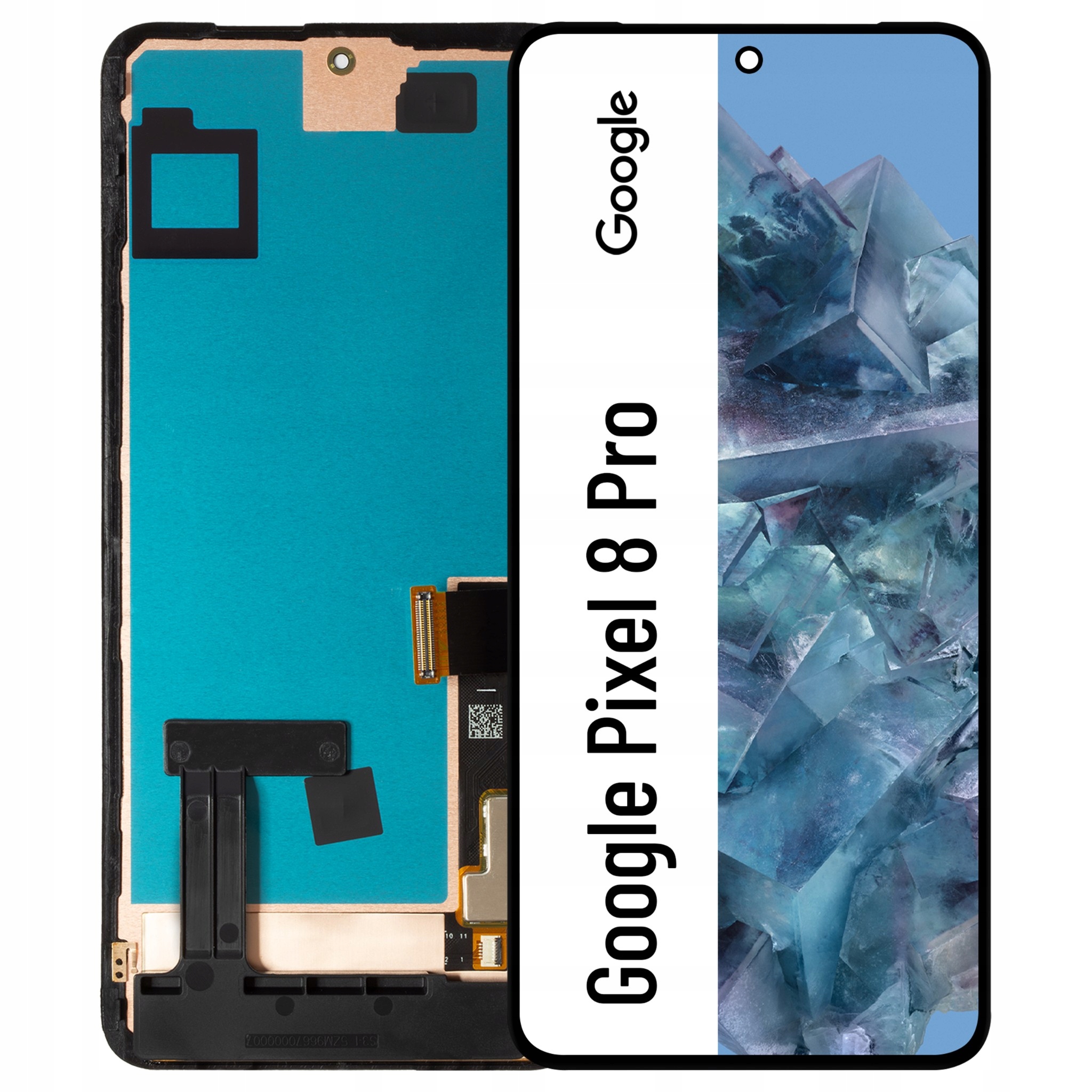 Oled pro Google Pixel 8 Pro LCD displej Digitizer Dotyk Rámeček