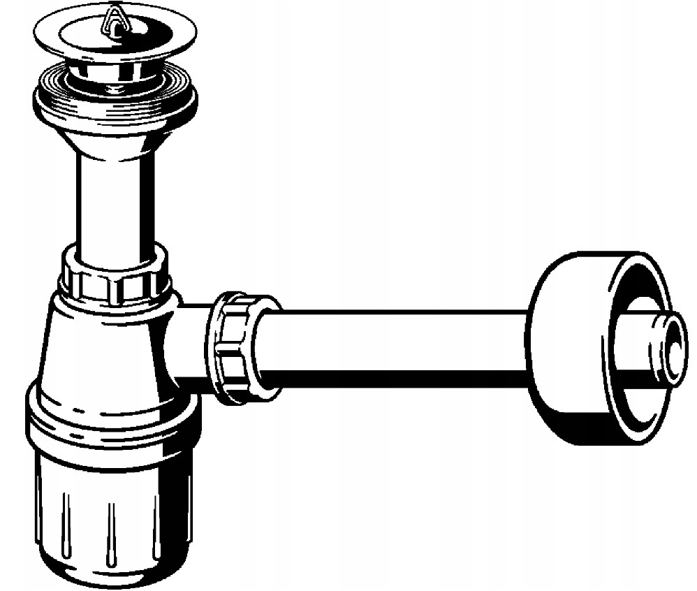 SYFON UMYWALKOWY STANDARD 703110 Z KORKIEM VIEGA Marka Viega