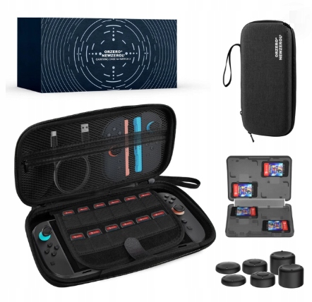 Twarde etui DO Nintendo Switch 2 2025 uchwytu i 20 kartridżami NA GRY