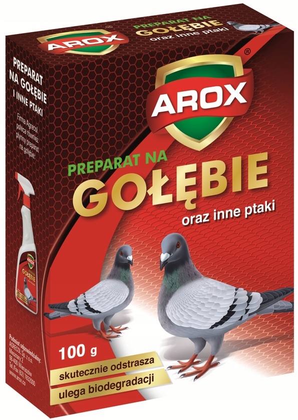

Preparat Odstraszający Gołębie Ptaki 100 g Arox