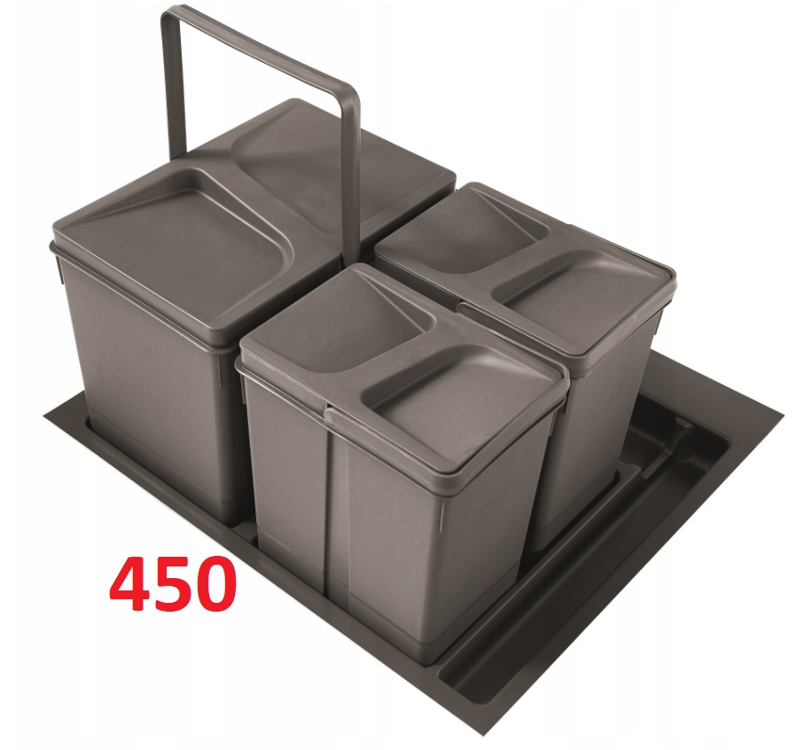 Koš třídič Unico Hafele 15L 2x7L SZ-450mm