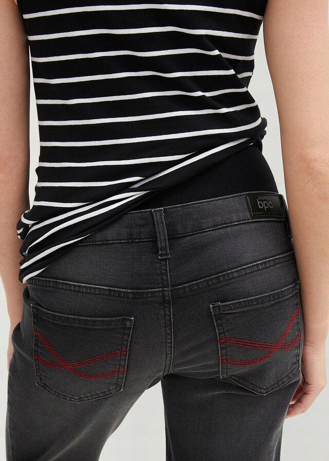 42 Bpc Bonprix Collection _DYI SPODNIE JEANSOWE Z WSTAWKĄ CIĄŻOWĄ Marka inna