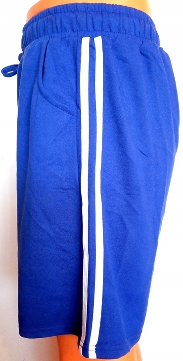 

Bawełniane spodenki z lampasami Pas do 112 cm (3)