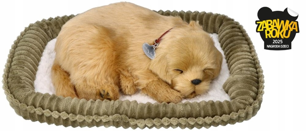 Zabawki dla dzieci Maskotka Pies Golden Retriever Interaktywny Oddychający