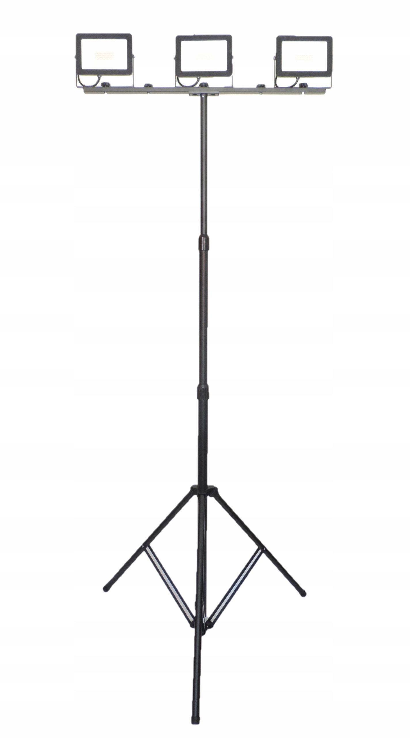 Statyw Stojak 3m 3x Naświetlacz Led 50W Lampa