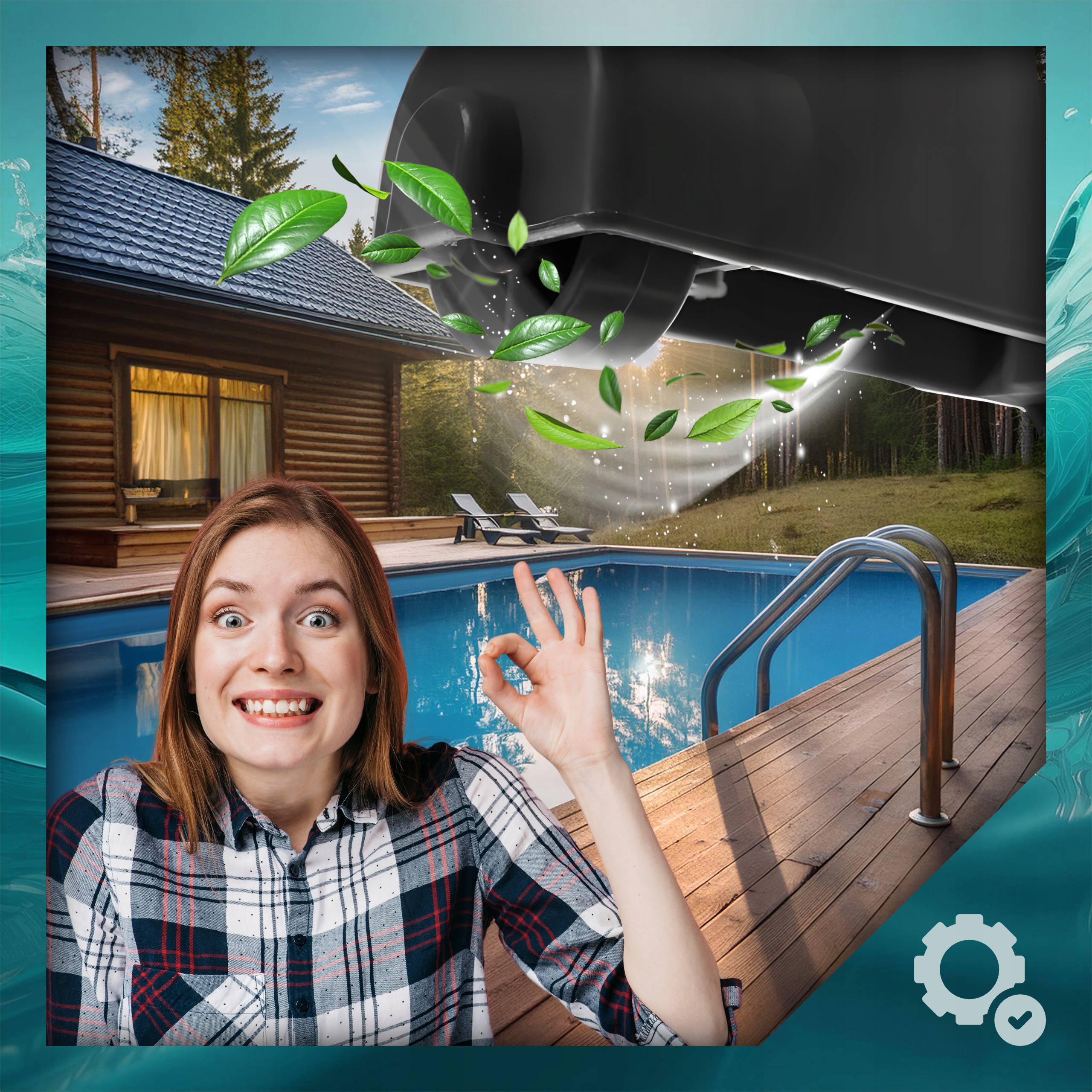 ODKURZACZ BASENOWY DO CZYSZCZENIA DNA BASENU SIATKA KIJ DO OCZEK WODNYCH Model ODKURZACZ DO BASENU Z SIATKĄ