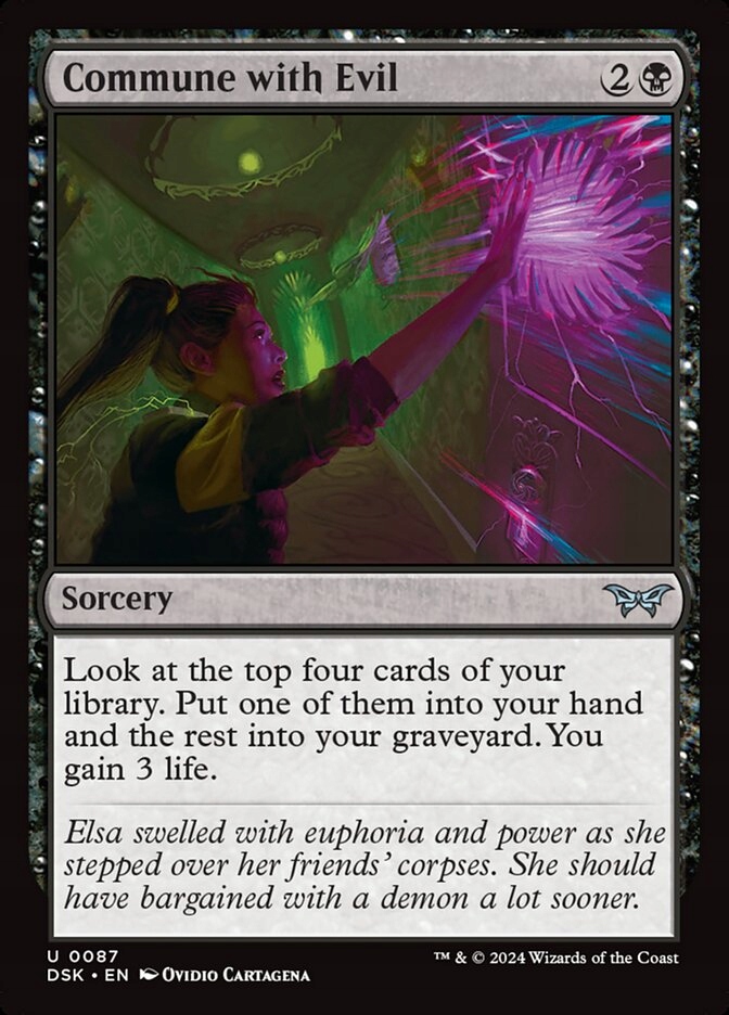 [mtg] Commune with Evil (dsk)
