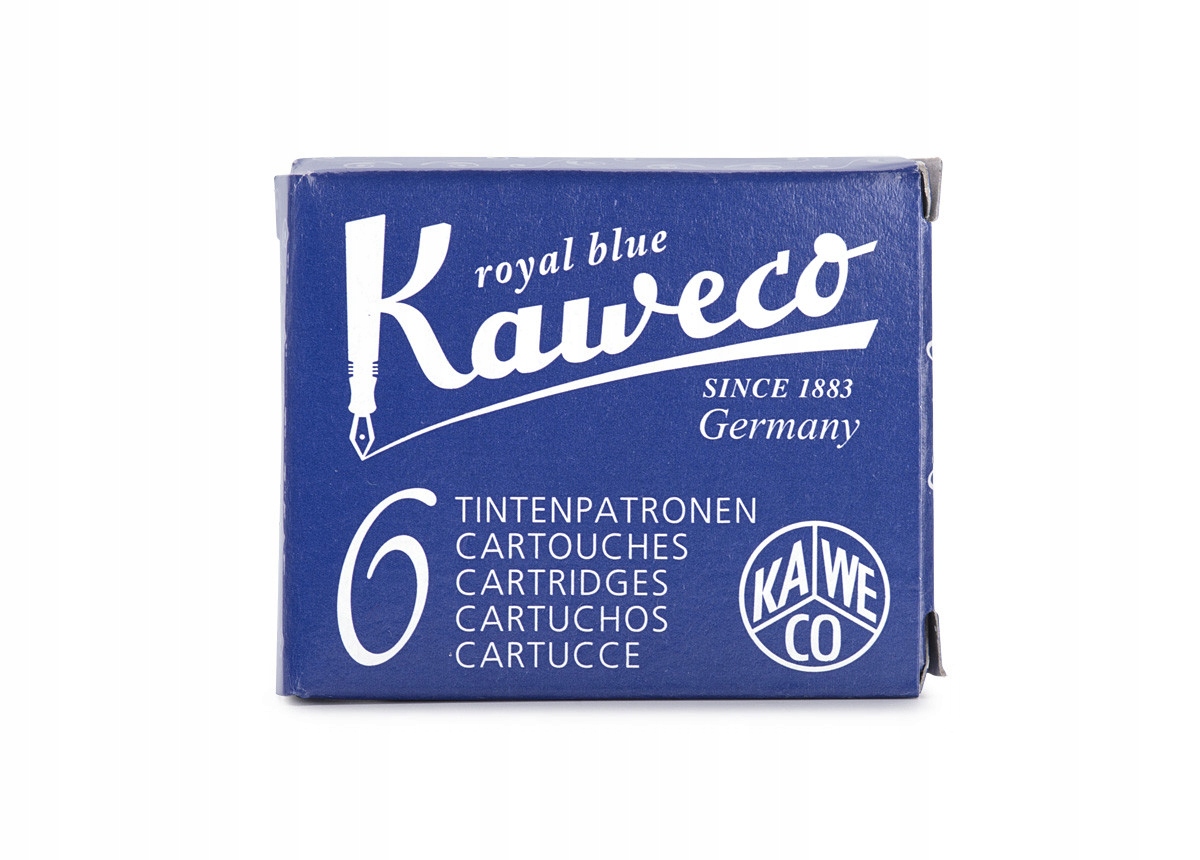 

Naboje atramentowe Kaweco Royal Blue, 6 szt.