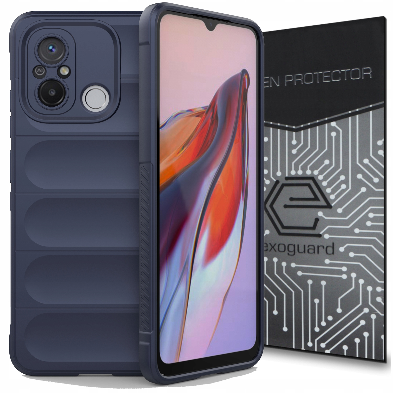 

Etui Obudowa Case Cover+szkło do Xiaomi Redmi 12C