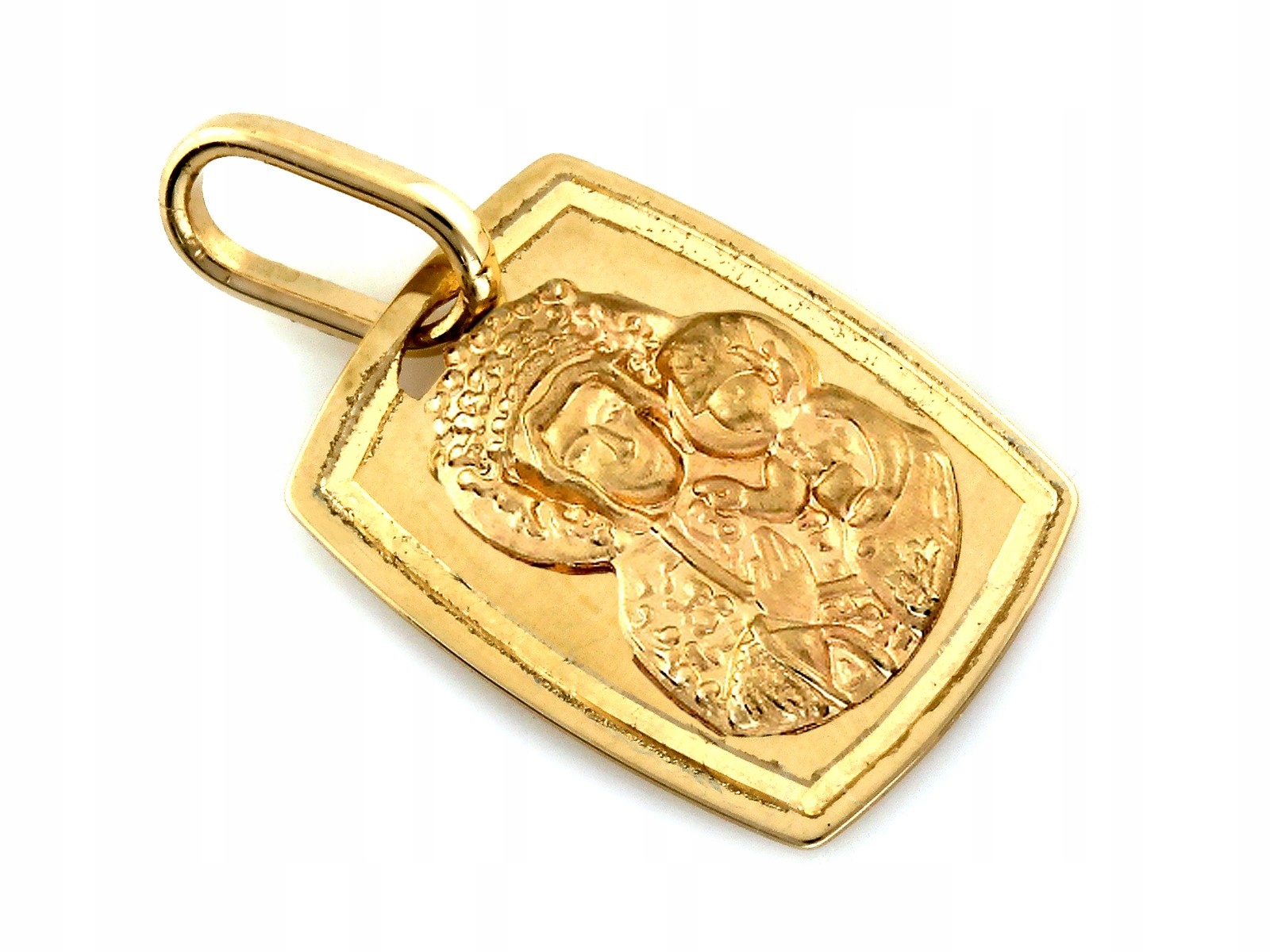 Zlatý medailon s Pannou Marií Čenstochovskou 585 14k, váha 0.57 g jako Dárek