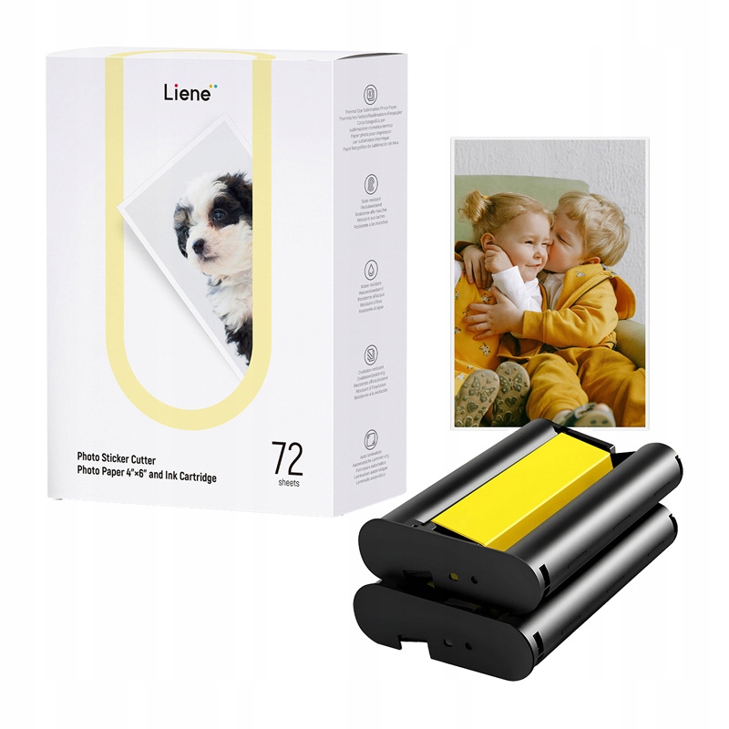 Papír pro Liene PixCut 4x6 72ks 2 inkoustové náplně