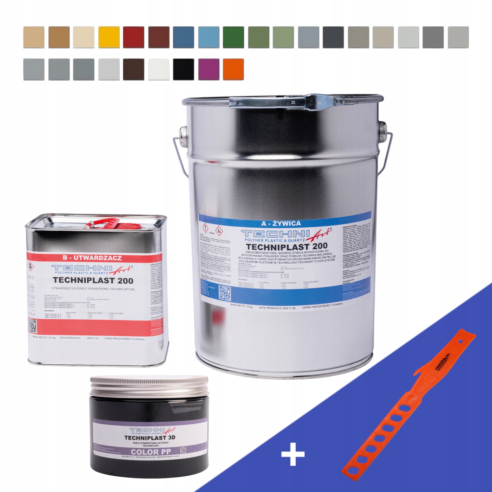 Techniplast 200 12,5 kg barvená epoxidová pryskyřice