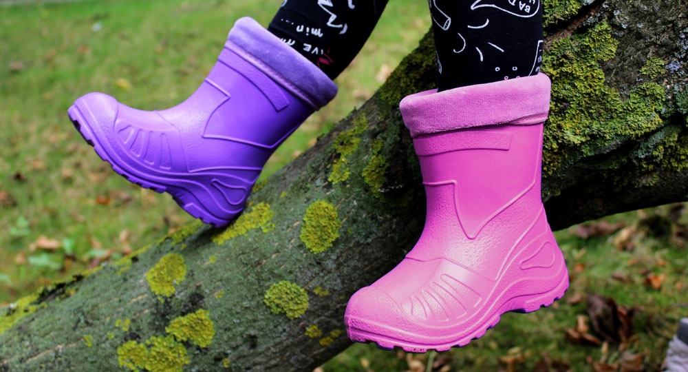 Kalosze dziecięce, ocieplane EVA r. 28, grafit Kod producenta brak