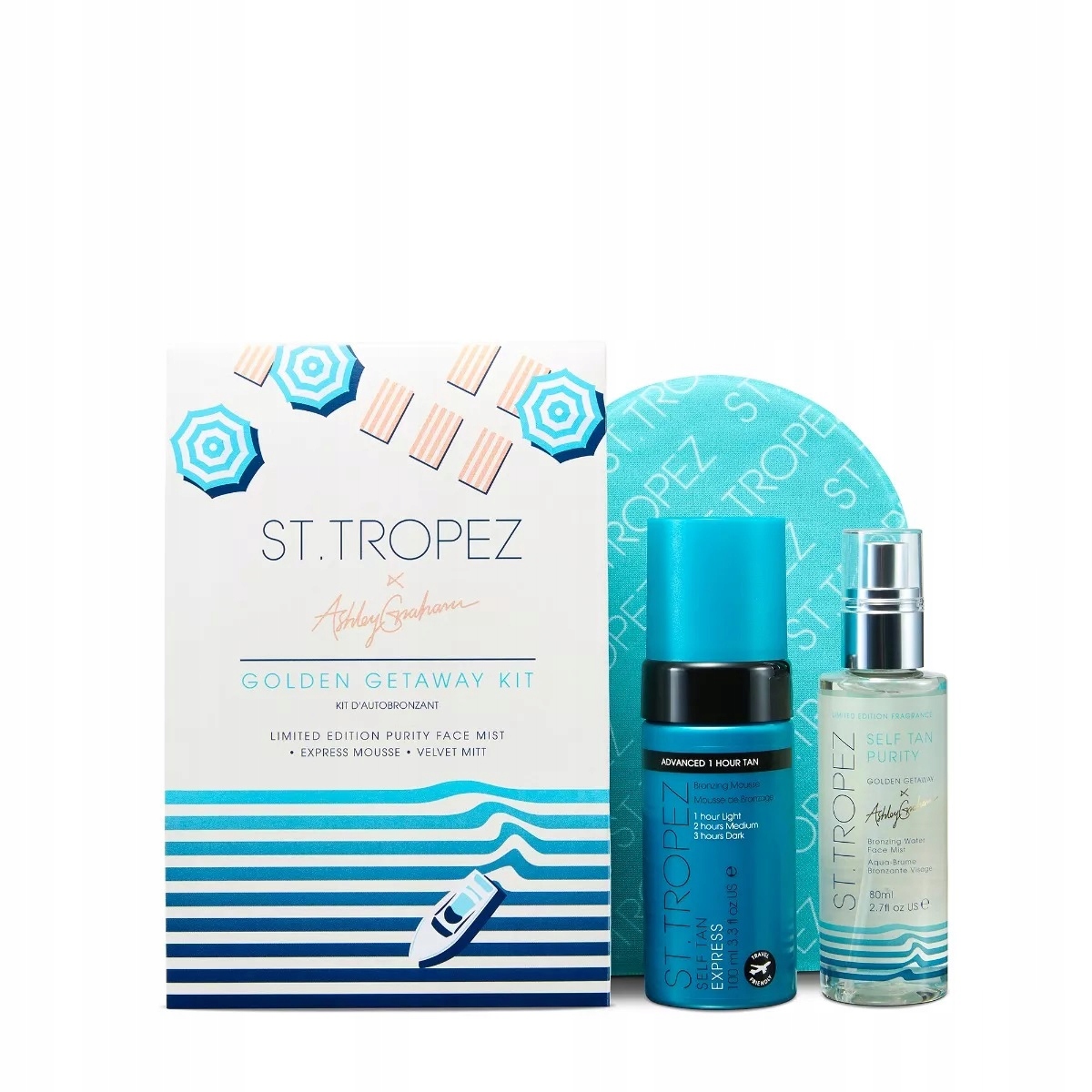 St.Tropez samoopalovací sprej expresní pěna rukavice pro aplikaci 3v1