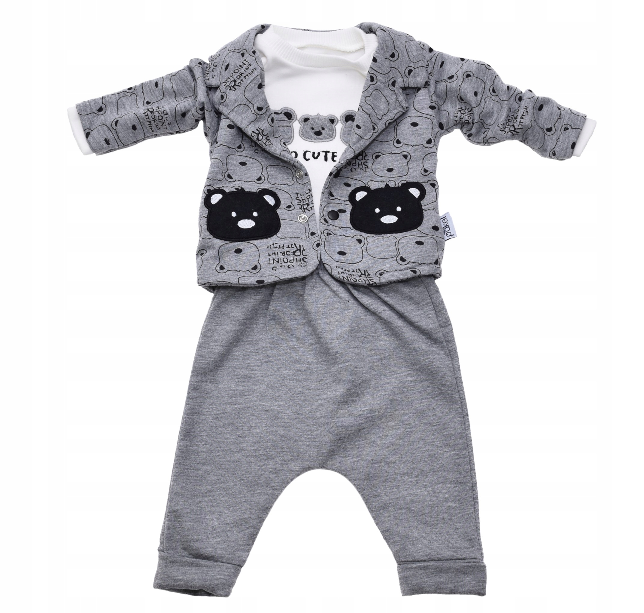 3- CZĘŚCIOWY ZESTAW NIEMOWLAKA NOWORODKA BAWEŁNA62 Marka Inna marka