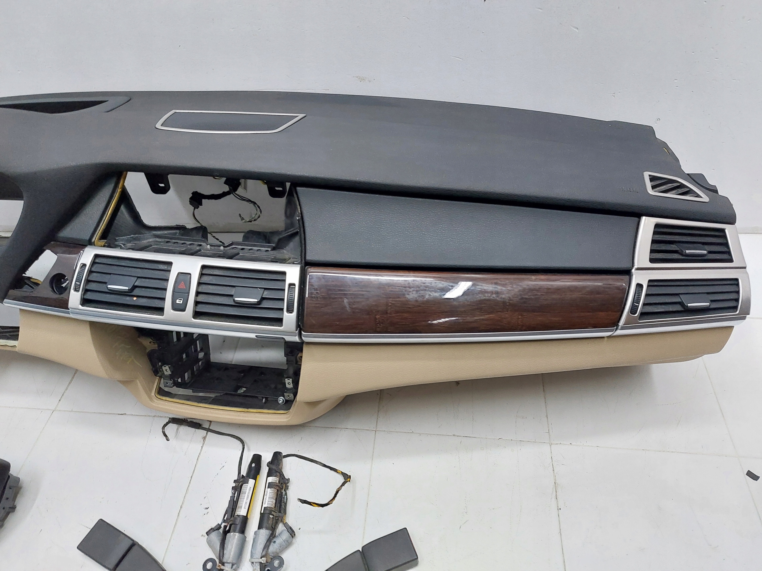 BMW X5 E70 X6 E71 dashboard console HEAD UP airbags airbag adjusters