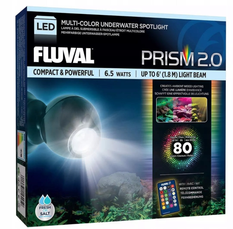

Fluval Prism 2.0 Lampka Led do akwarium 6,5W Rgb