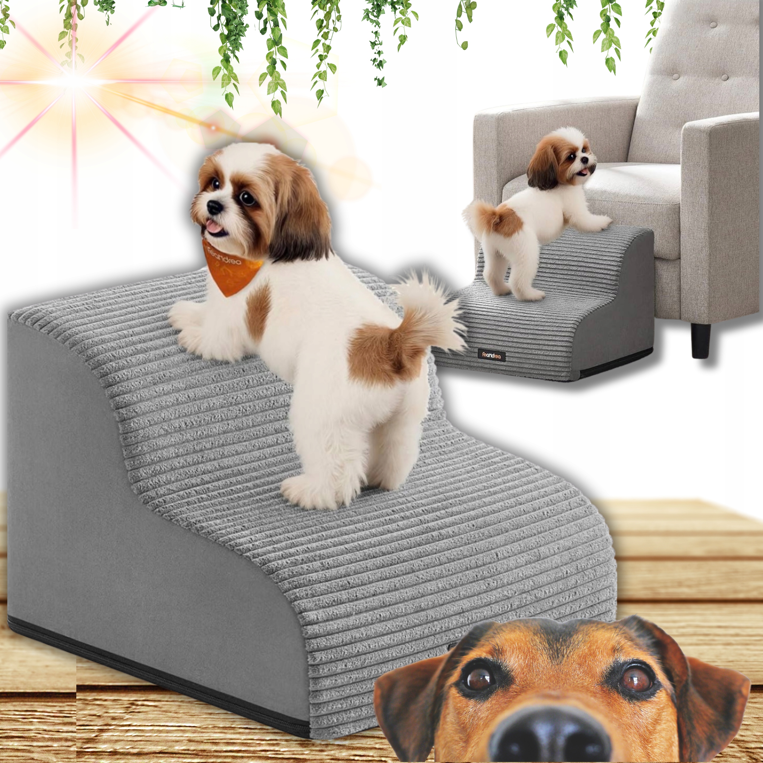 Schůdky Pro Psa Zvířata Plošina Rampa Pro Vstup Do Postele Stupeň Stabilní!