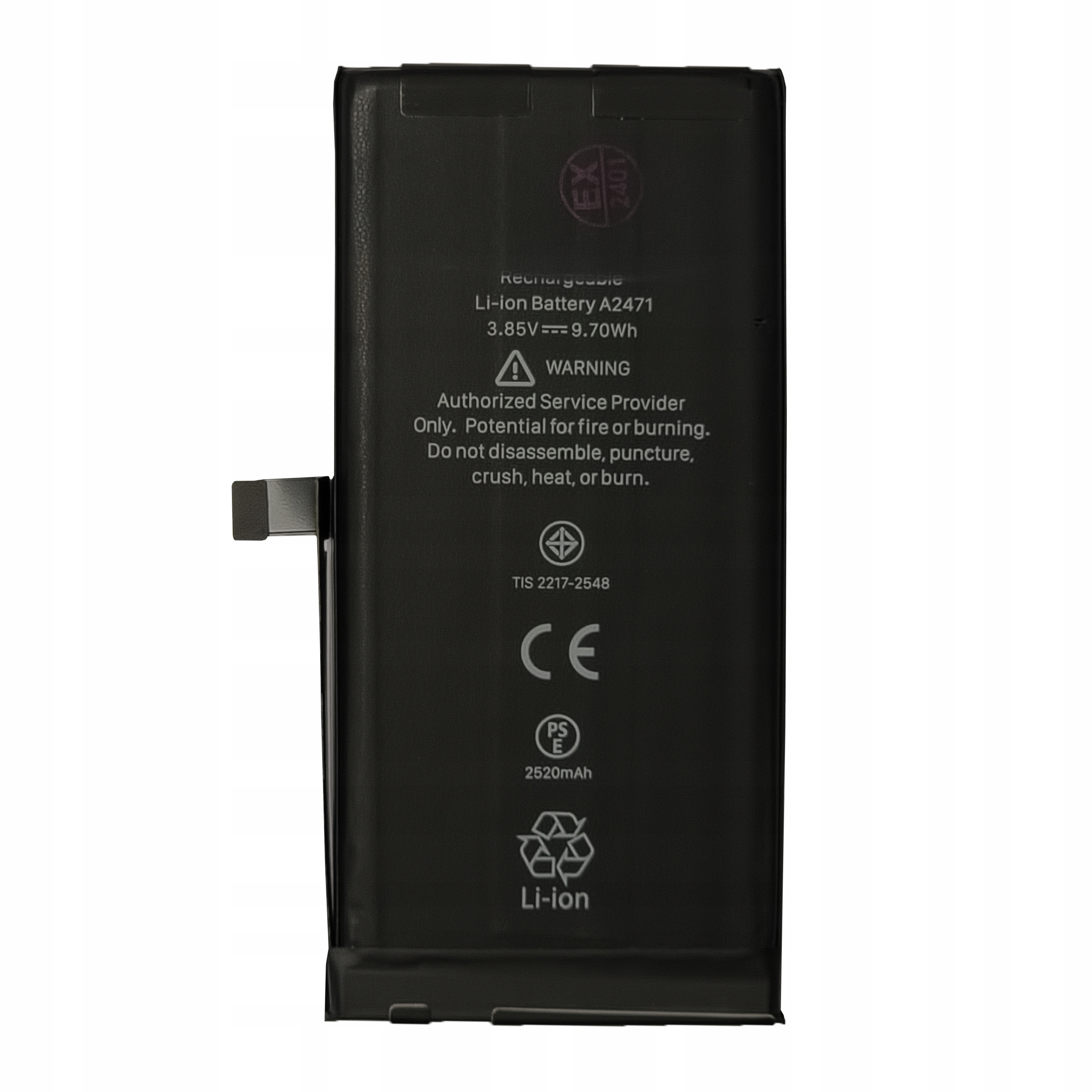 Bateria Powiększona Pure Energy Plus do iPhone 12 Mini 2520 mAh Marka Pure