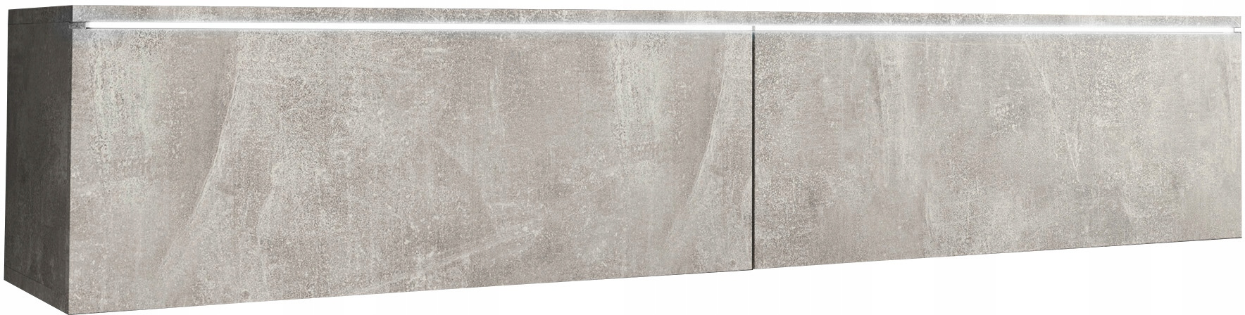 

Lowboard 140 cm beton szafka Rtv wisząca półka Tv