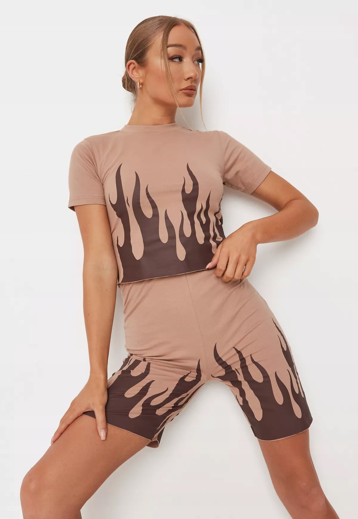 

Missguided_krótki Top T-shirt Płomień YX9211171