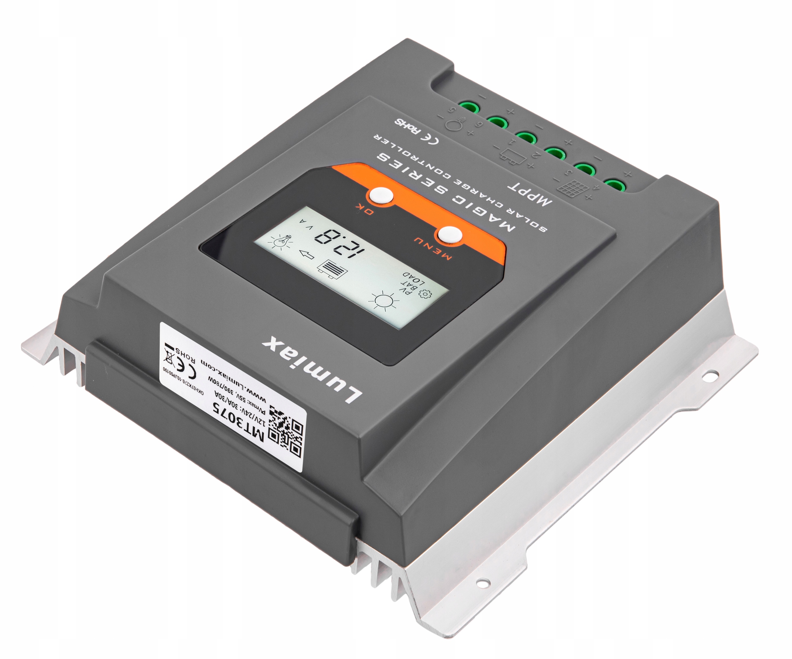 REGULATOR ŁADOWANIA SOLARNY 12V PANEL LCD 30A MPPT Rodzaj inny