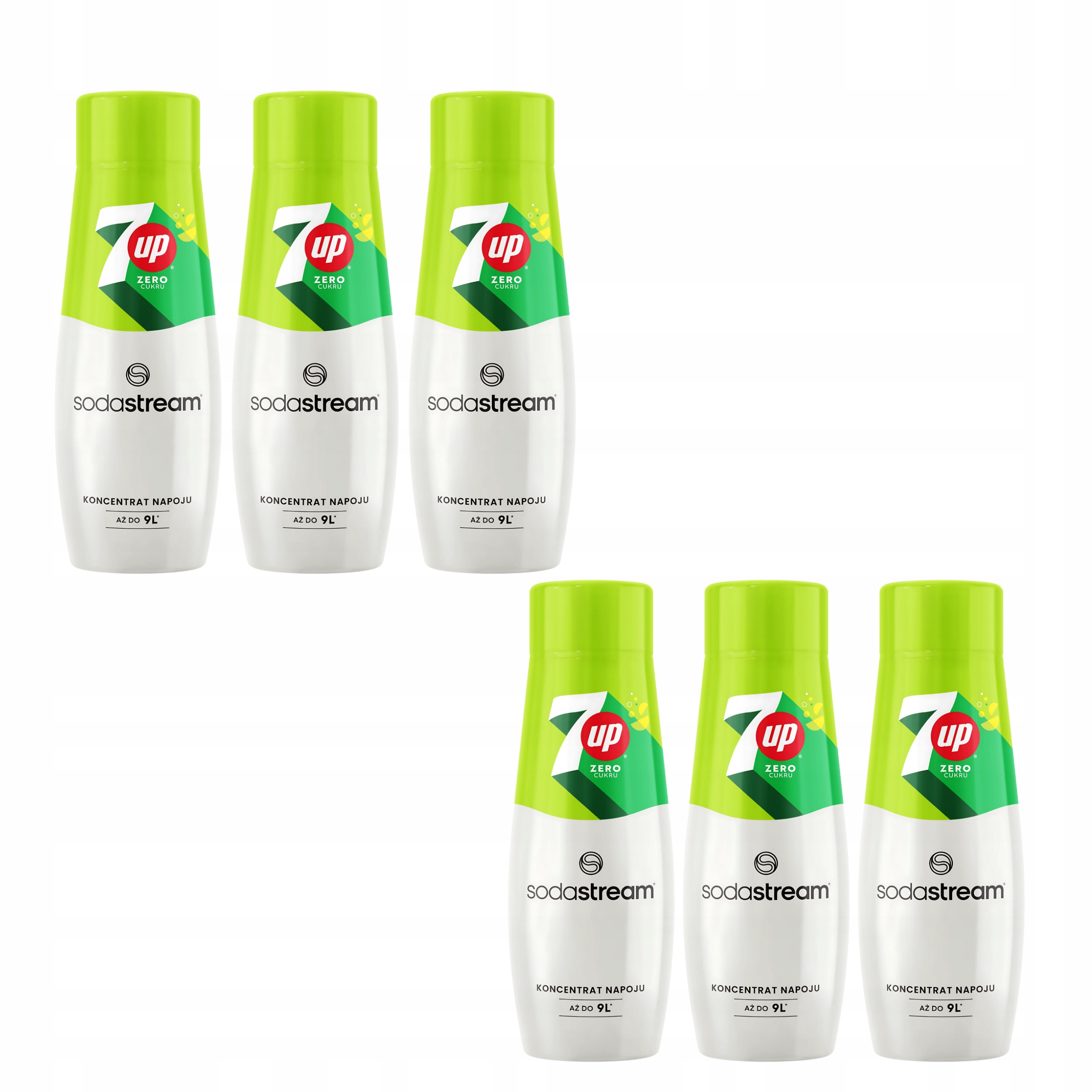 Koncentrát Sodastream pro perlivou vodu 7Up Free Diet Bez cukru 0 kcal sirup