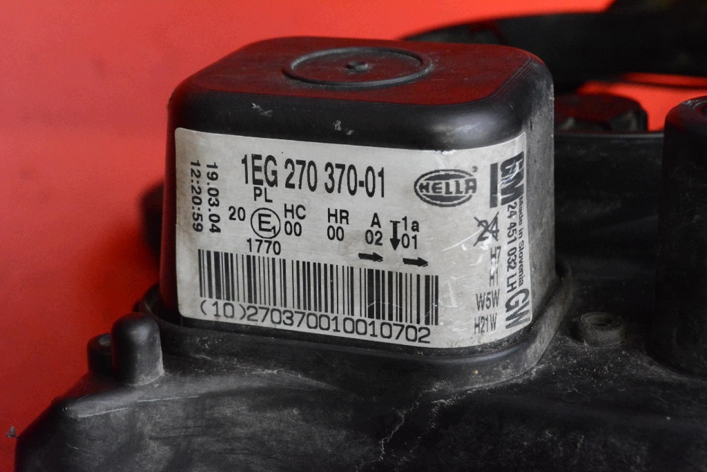 REFLEKTOR left light front EU 24451032 OPEL ASTRA 3 III H 04-07