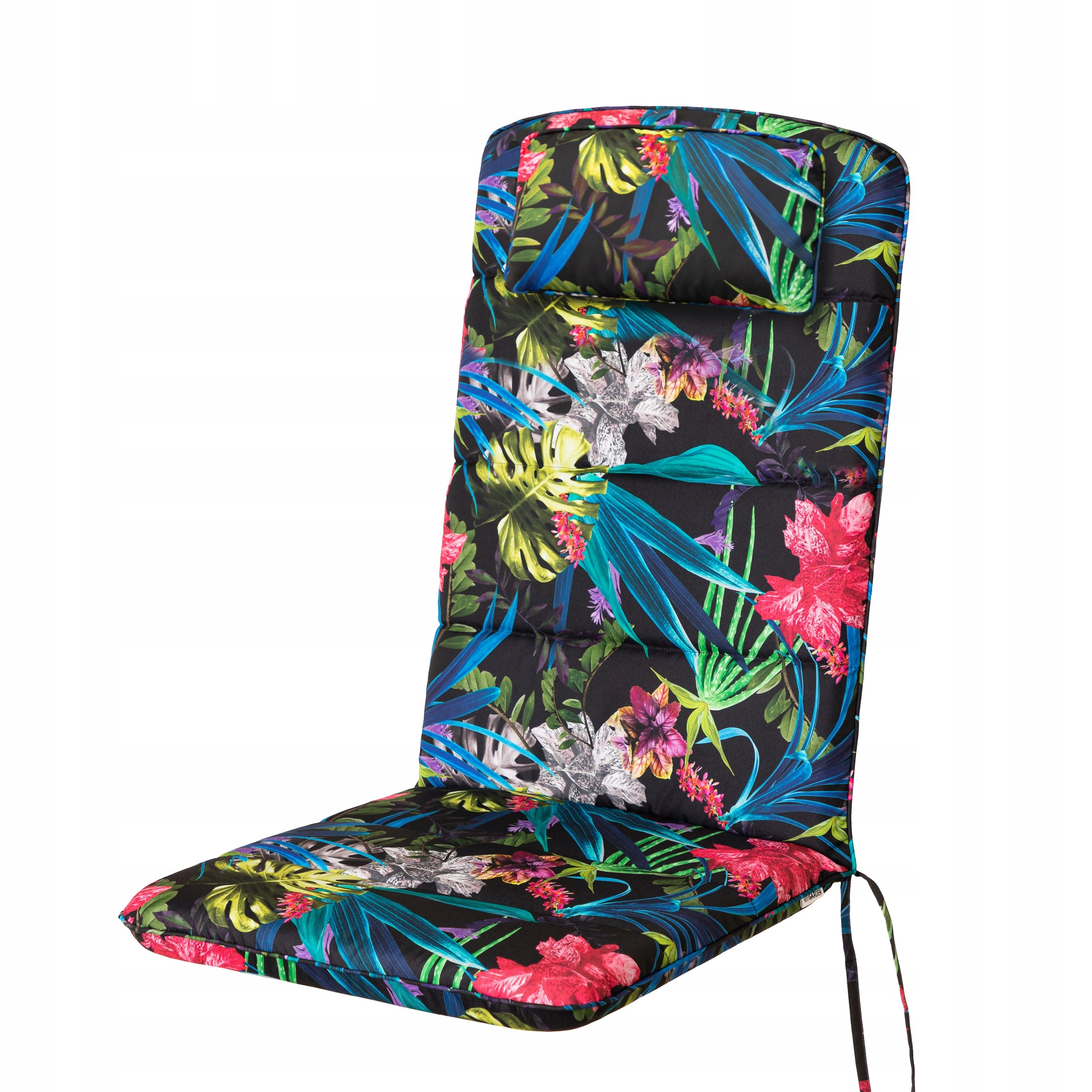 Polštář na zahradní židli s vysokým opěradlem 50x48 voděodolná Uv opěrka hlavy