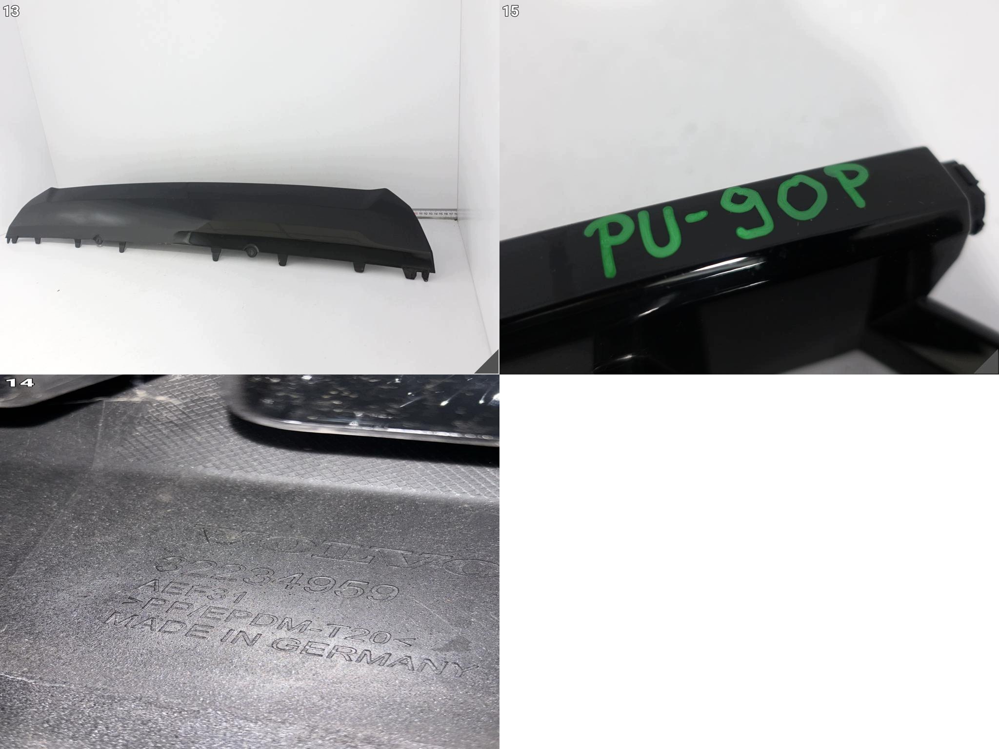 VOLVO XC60 II 2 LIFT R-design 21- grid central grille intake bumper front