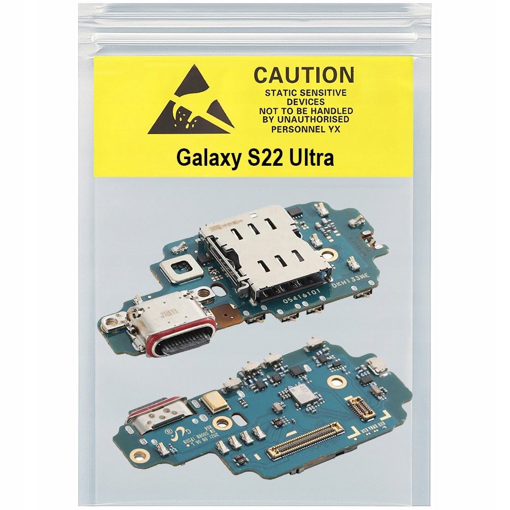 Płytka z gniazdem ładowania Usb złącze Samsung Galaxy S22 Ultra Org