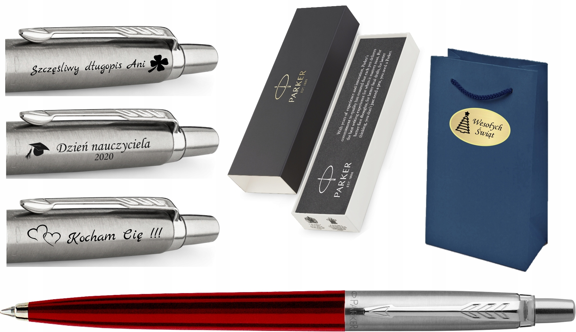 

Parker Długopis Jotter Kolor Czerwony Grawer