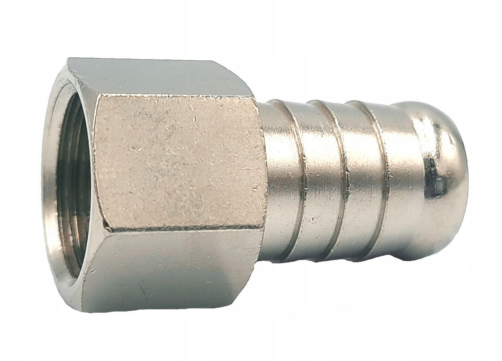 

Króciec na wąż 14mm z gwintem 3/8 W Gw metal