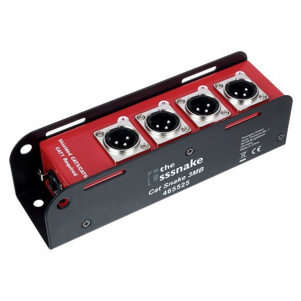 Pasivní stagebox RJ45 na 4x Xlr samec the sssnake Cat Snake 3MB