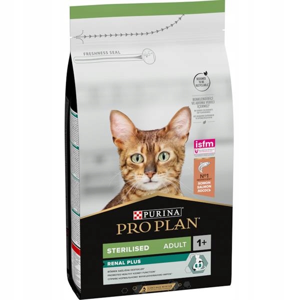 Levně ProPlan Cat Adult Sterilised Renal Plus Salmon 1,5kg