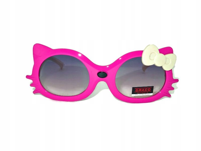 KOTY Dziecięce Okulary SŁONECZNE UV400 KOCIE