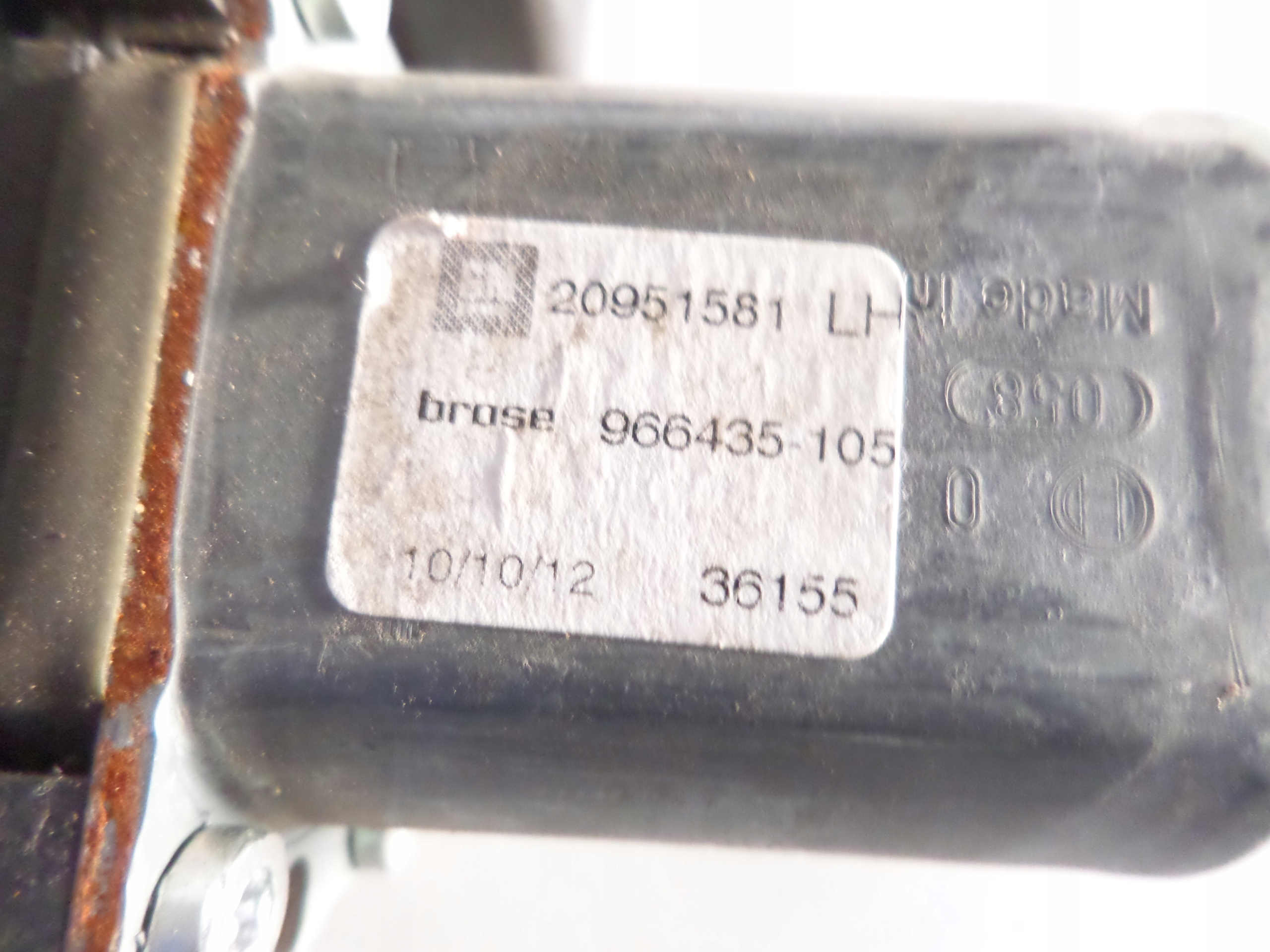 window regulator front left OPEL ZAFIRA C 11