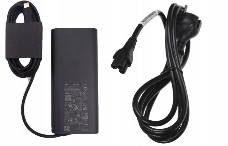 Nowy Zasilacz Ładowarka Dell 130W Usb-c Nowy Model z kablem 1,8M